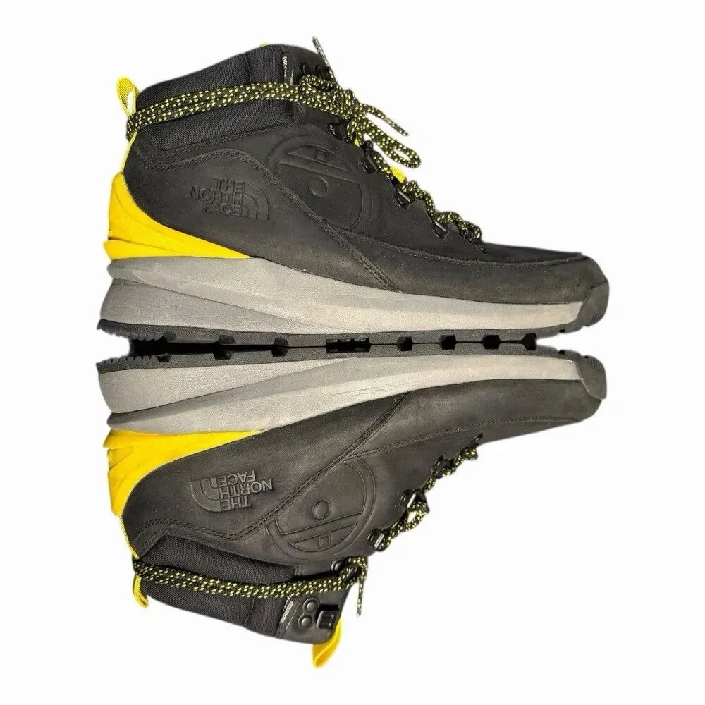 The North Face Back-To-Berkeley Redux Leather Winter Boots Black Yellow 9.5 Mens